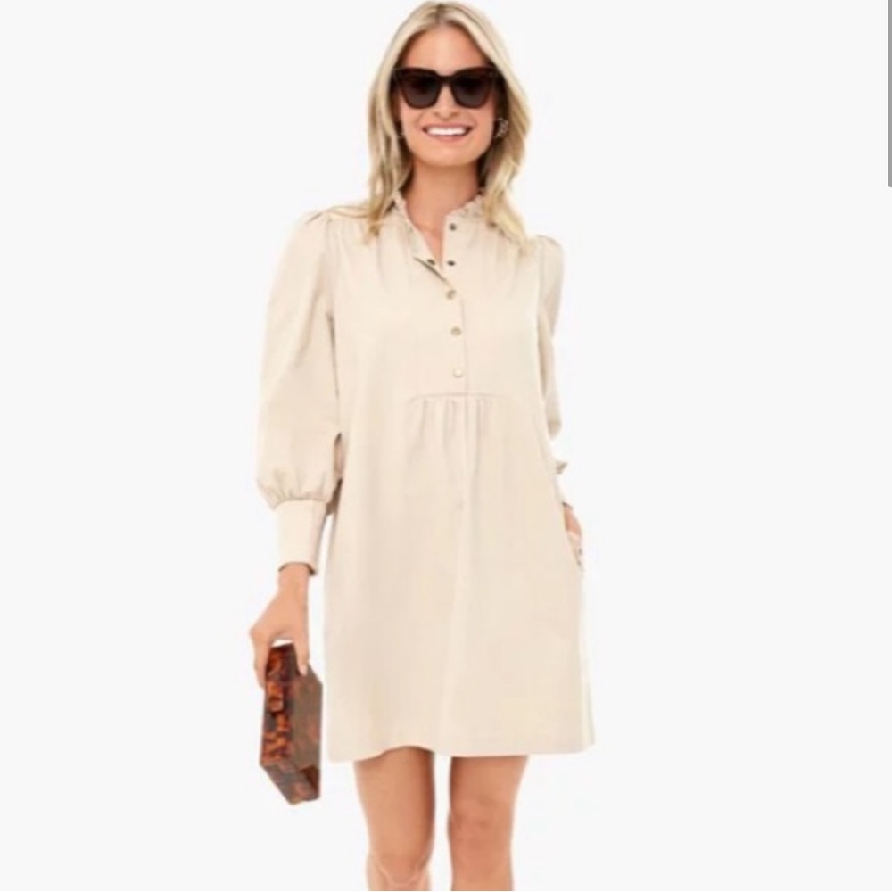 Pomander Place Khaki Claiborne Dress